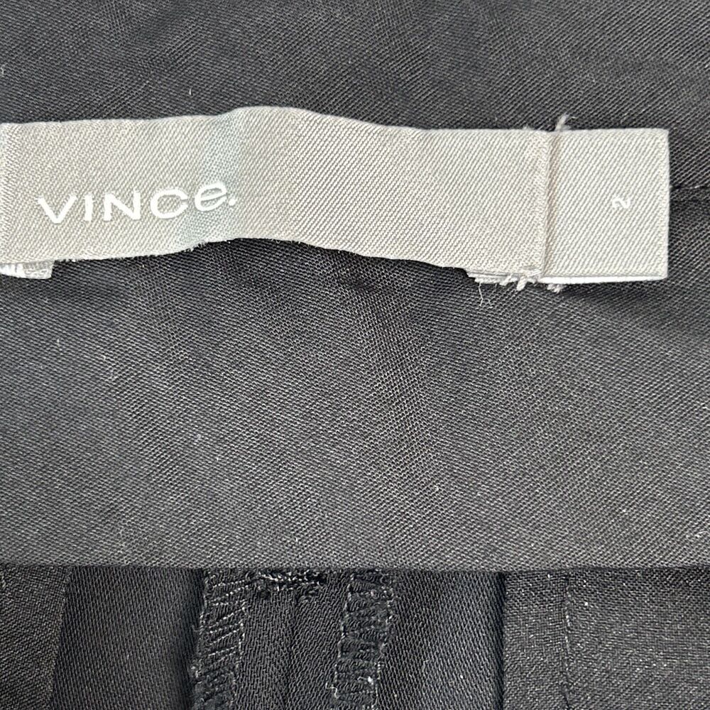 Vince Women's Size 2 Cuffed Crepe Suiting Trouser Black V547821483 - Picture 4 of 7